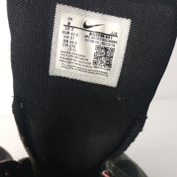 Nike Air Max 200 Bordeaux Sneakers,Men Size 9 - Picture 5 of 9